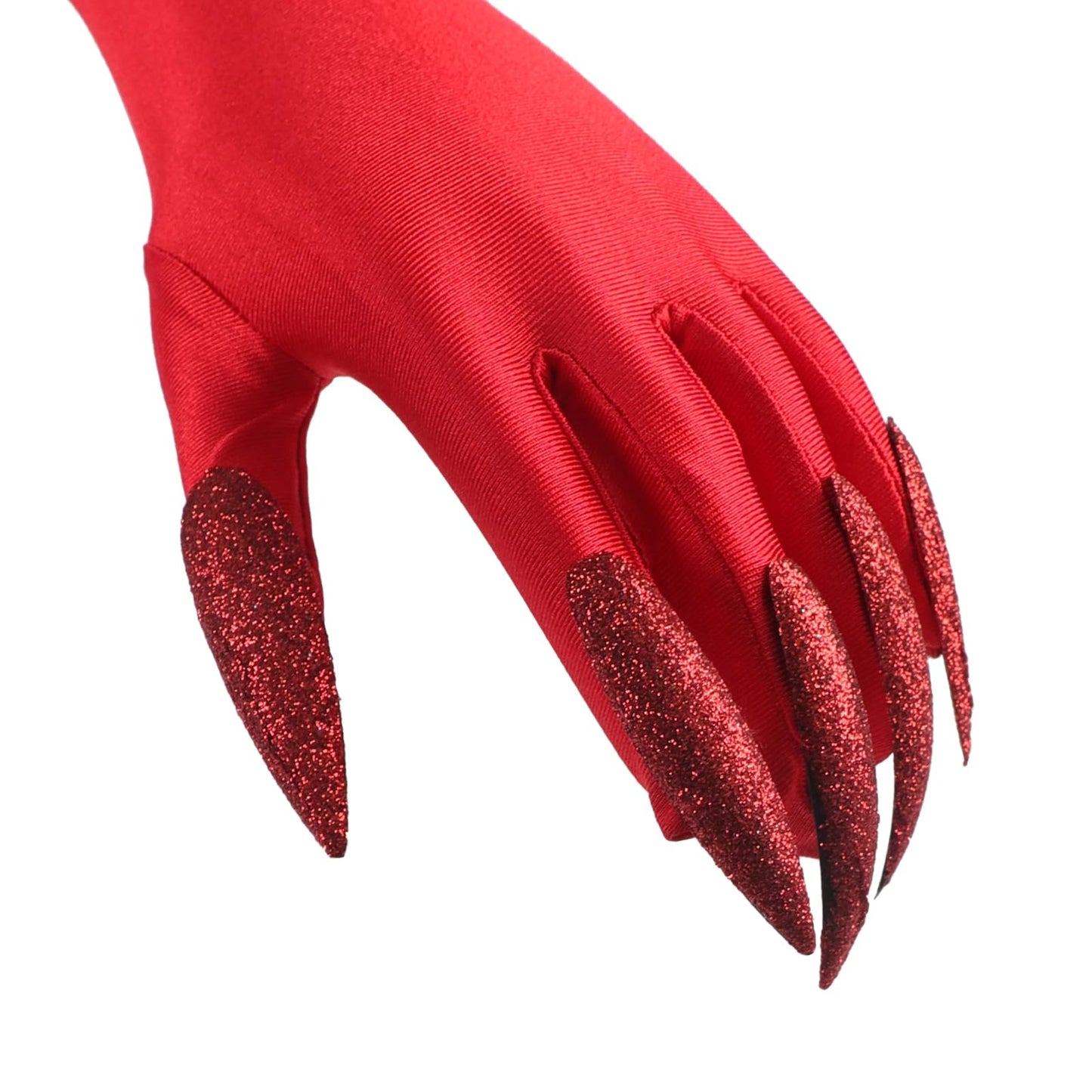 AUZOEYTOYK Cat Woman Claw Gloves Paw Gloves Halloween Props Cosplay Costume Long Nails Werewolf Gothic Devil Wolf Gloves