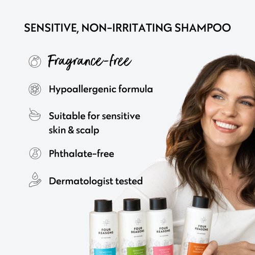 No Nothing Fragrance-Free Moisturizing Shampoo - Hypoallergenic & Hydrating for Sensitive Skin - 33.8 fl oz