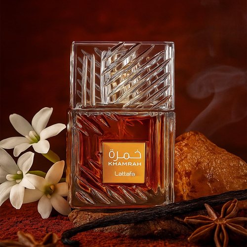 Lattafa Khamrah – Warm Spicy Vanilla Amber Fragrance, Unisex Perfume, 100 ml