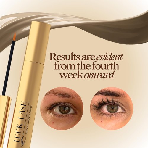 Look Lash Eyelash Enhancing Serum & Eyebrow Serum - Achieve Longer Lashes & Fuller Brows, 5.5 ml