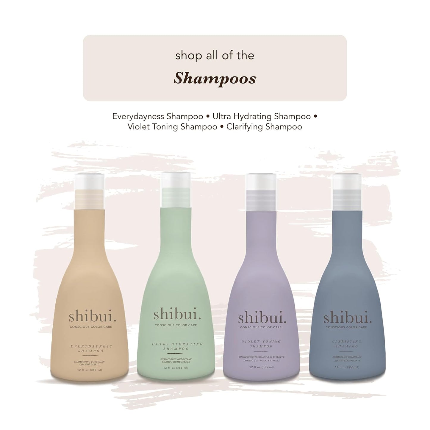 SHIBUI Violet Toning Shampoo - Neutralizes Brassiness with Acai Oil & Hibiscus | For Blonde & Silver Hair