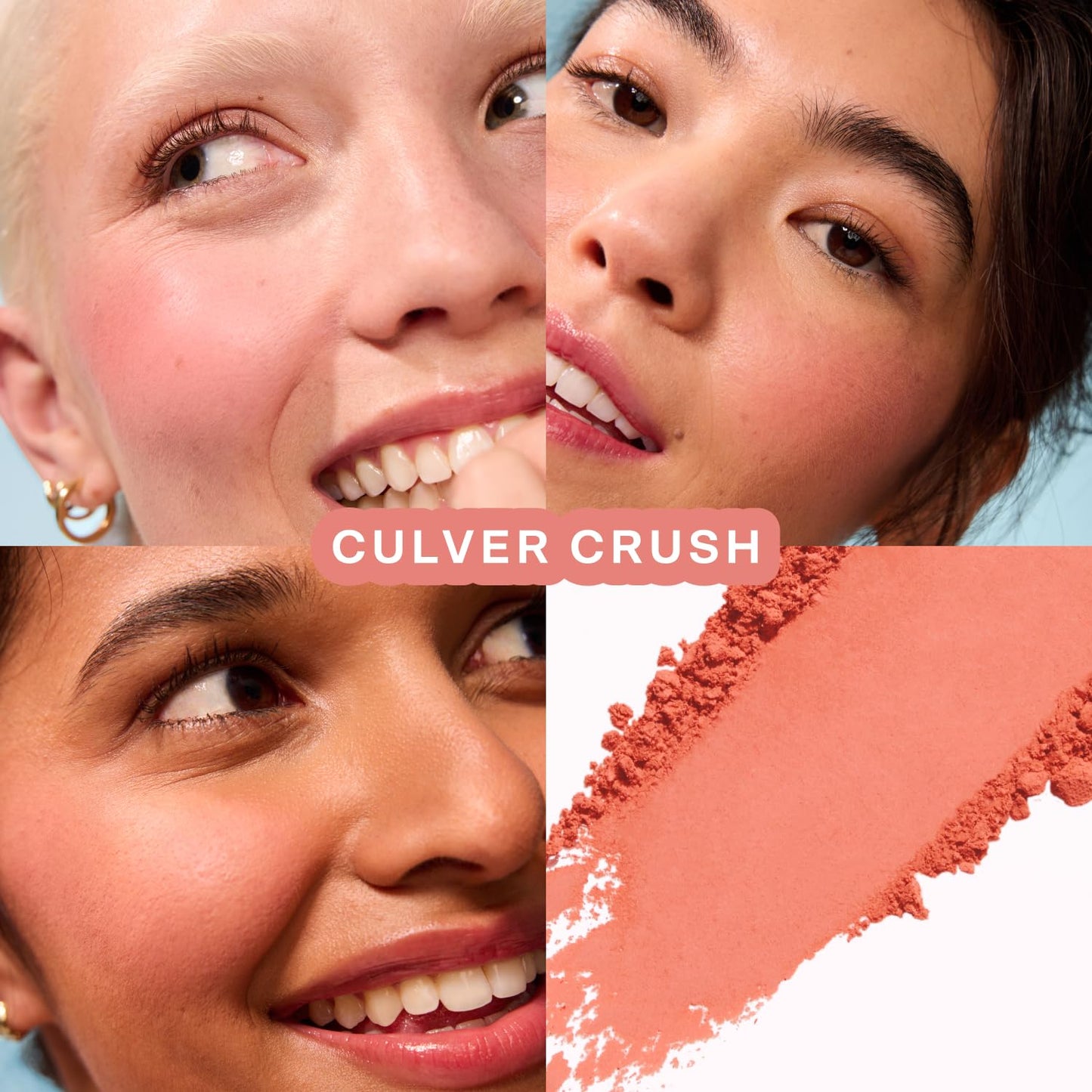 Tower 28 GetSet Matte Powder Blush - 12-Hour Long-Lasting, Talc-Free Formula for Sensitive Skin - Culver Crush (1.13 oz)