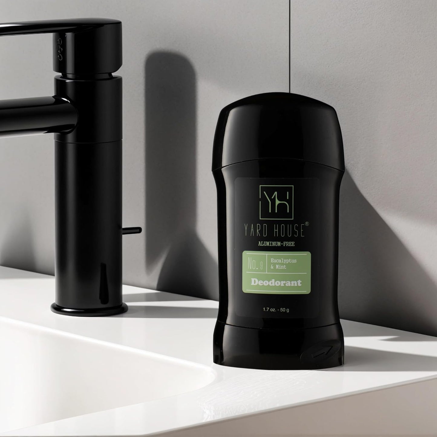Yard House Men's Skincare Gift Set - Eucalyptus & Mint Body Wash, Lotion & Deodorant | Premium Grooming Kit for Travel