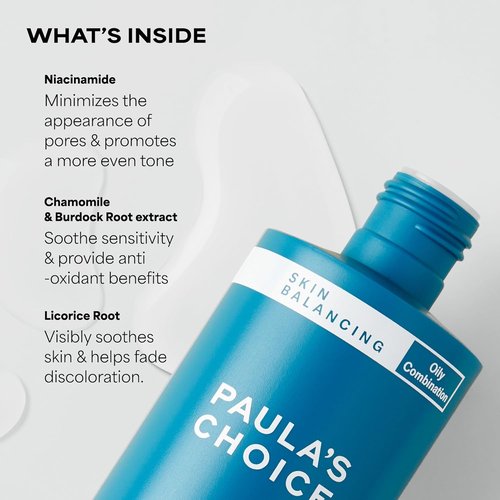 Paula's Choice SKIN BALANCING Face Toner - Pore-Reducing Niacinamide Formula for Oily & Combination Skin, Fragrance-Free