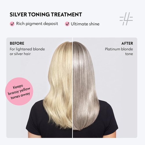 FOUR REASONS Color Mask - Silver Hair Gloss & Color Depositing Conditioner | Vegan & Cruelty-Free, 6.76 fl oz