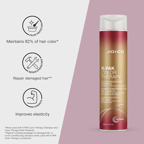 Joico K-PAK Color Therapy Shampoo - Color-Protecting Formula for Treated Hair | Boost Shine & Repair Damage