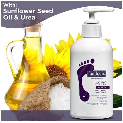 Footlogix Massage Formula Lotion - Nourishing Hydration for Dry Skin | 8.45 oz