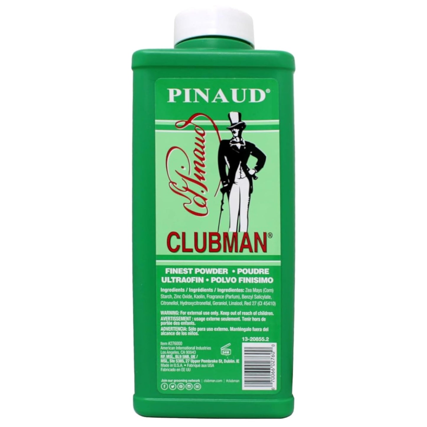 Clubman Pinaud Talc 9 oz (pack of 4)