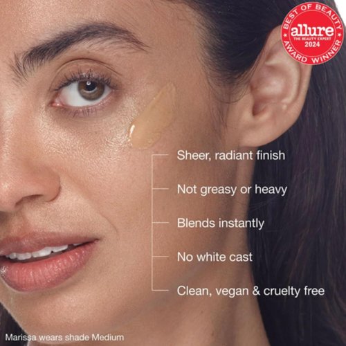 INNBEAUTY PROJECT Mineral Sun Glow Sunscreen SPF 43 | Broad Spectrum Protection, Medium Tint, 1.7 OZ