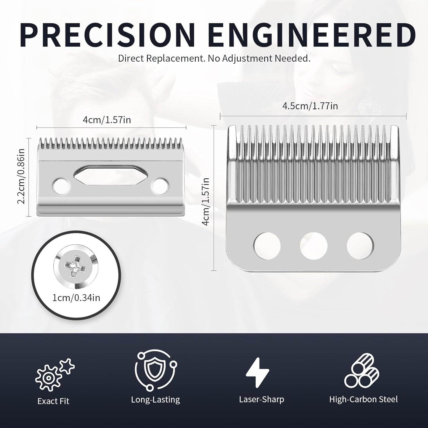 Wahl Professional 3 Hole Replacement Clipper Blade - Compatible with Designer & Senior Models | 1 Pack