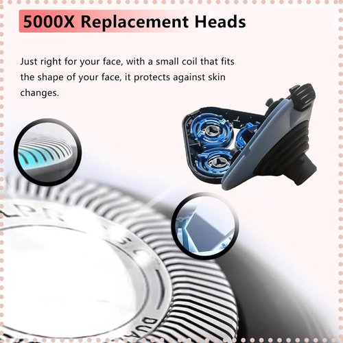 Philips Norelco Replacement Heads - Compatible with 5000X Series Shavers | Fits Models X5000, X5001, X5009, X5101, X5102, X5002, X5003, X5005