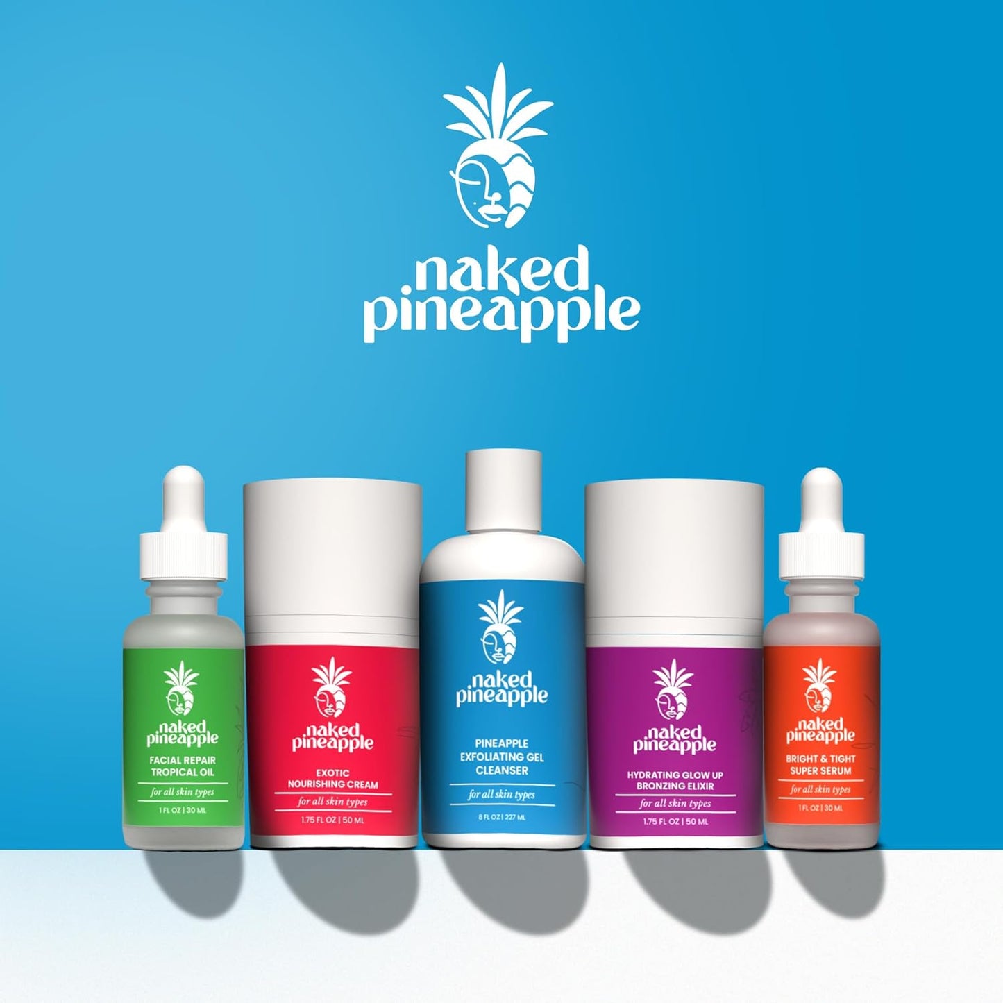Skiennix Tropical Oil - Hydrating Facial Moisturizer with Fruit Extract - 1oz for Face, Neck & Body