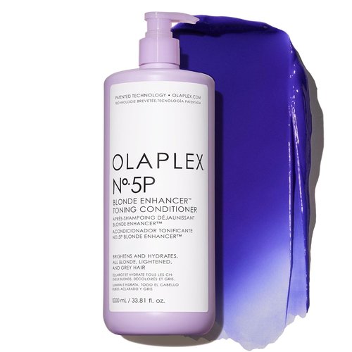 Olaplex Nº.5P Blonde Enhancer - Purple Toning Conditioner for Brassiness Control | Hydrates & Strengthens All Hair Types