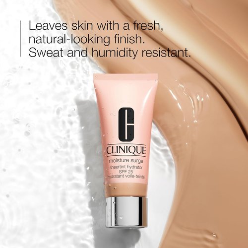 Clinique Moisture Surge Sheertint Hydrator - Hydrating Tinted Moisturizer SPF 25 with Hyaluronic Acid | Sheer Coverage, Natural Finish