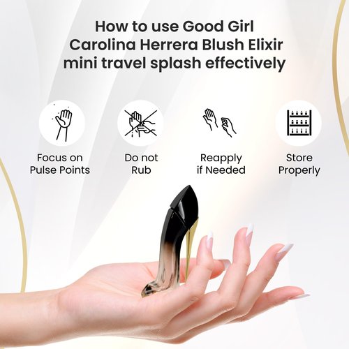 Good Girl Blush Elixir by Carolina Herrera Perfume for Women Mini Travel EDP Splash 0.24 oz