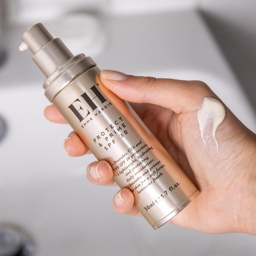 Emma Hardie Protect & Prime SPF 30 - Moisturizer & Sunscreen with Vitamin E for Daily Use