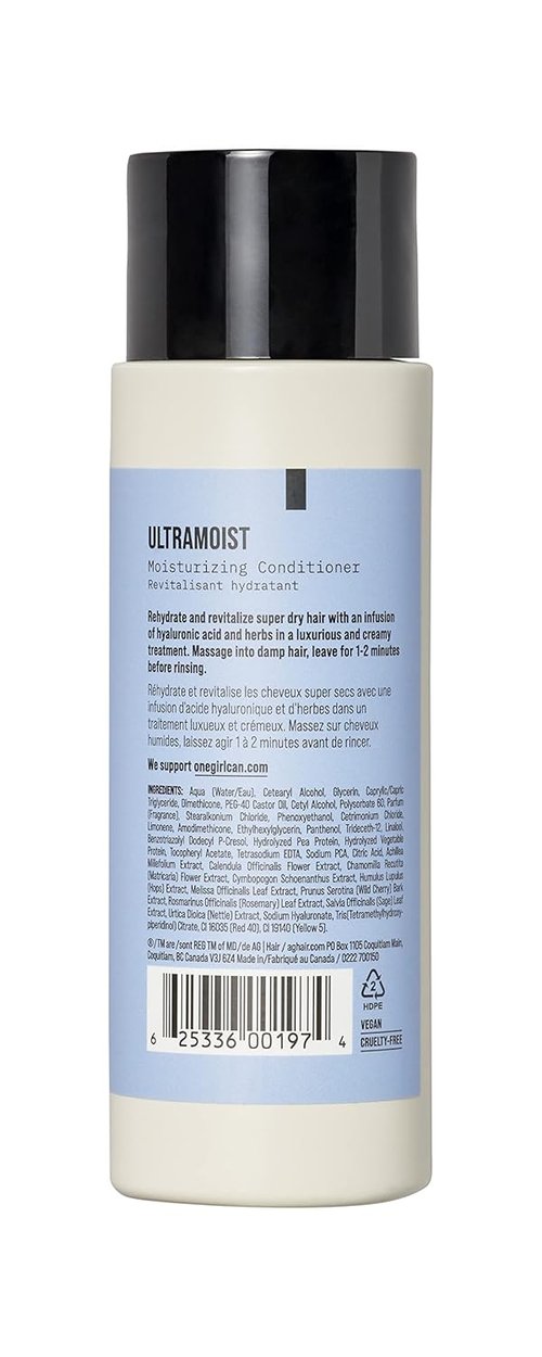 AG Care Ultramoist Conditioner - Deeply Hydrating Formula for Soft, Smooth Hair | 8 Fl Oz