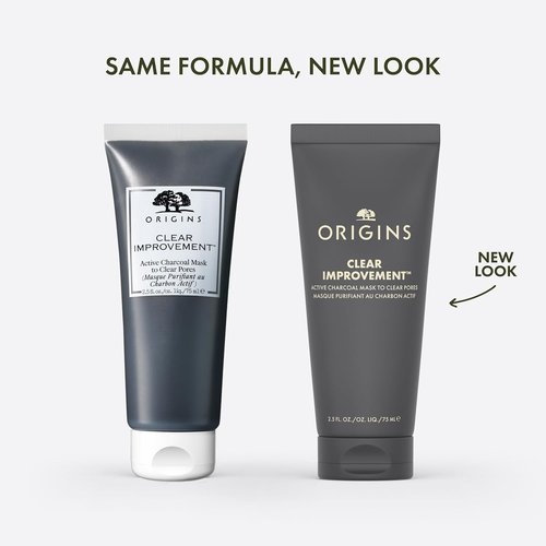 Origins Clear Improvement Active Charcoal Mask - Purifies Pores & Reduces Oil | With Bamboo Charcoal