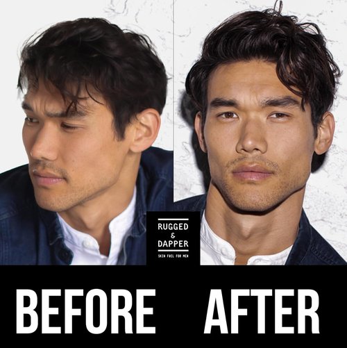 RUGGED & DAPPER Sea Salt Spray for Men - 4 oz Hair Styling Agent, Boosts Volume & Texture, Ocean Fresh Scent