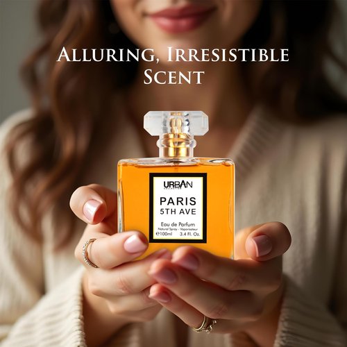 Paris 5th Avenue for Women Eau De Parfum - Top Notes of Aldehydes, Neroli, Ylang Ylang, Bergamot & Peach - Base Scents From Vetiver, Patchouli, Oakmoss, Sandalwood & Vanilla - Elegant 100ml Bottle