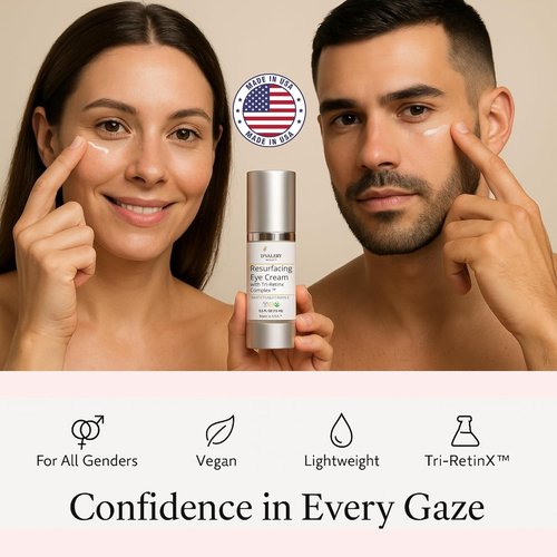 Regine Switzerland Anti-Aging Eye Cream - Tri-RetinX Complex for Hydration & Firmness - 0.5 oz