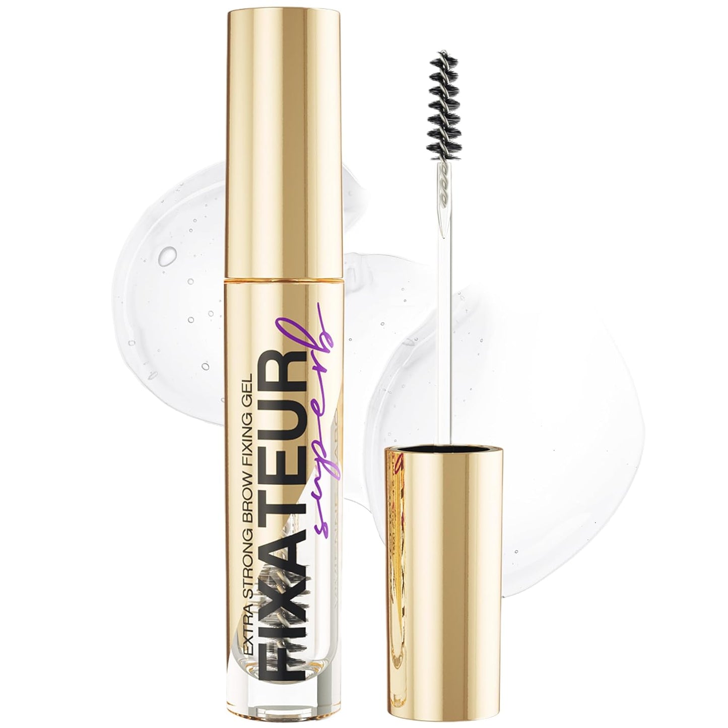 Vivienne Sabó Brow Gel - Clear Formula for All-Day Hold & Smudge Resistance | Precision Brush, 0.2 fl oz