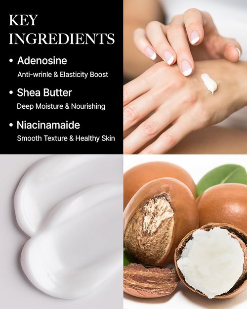 Lost Wood Hand Cream - Moisturizing Korean Hand Care with Shea Butter & Niacinamide - 1.69oz