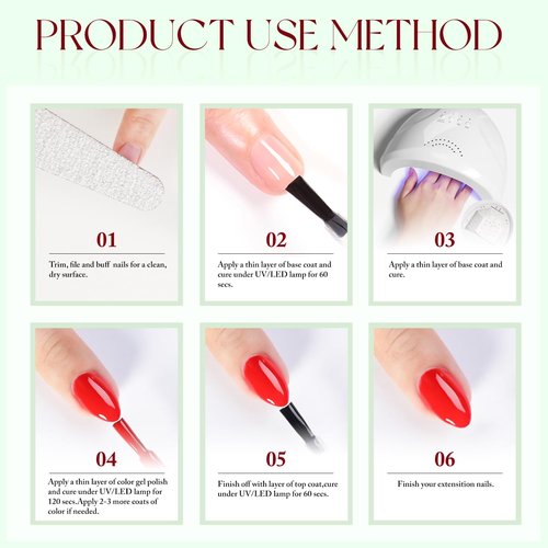 Double Rhythm 15ML Dark Red Gel Polish Pure Sheer Same Color Same Bottle Soak Off Gel Polish Art Manicure Salon DIY at Home for Women (Blood Red-A1378)