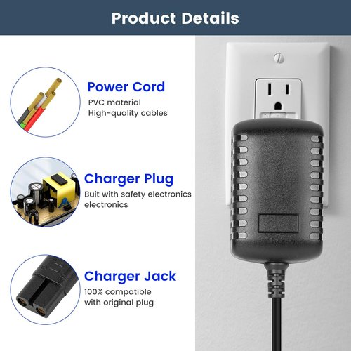 BaByliss PRO 4.5V Charger - Compatible Power Adapter for FX870, FX788, FX787, FXSSM, FX820, FX726, FX825 Hair Clippers