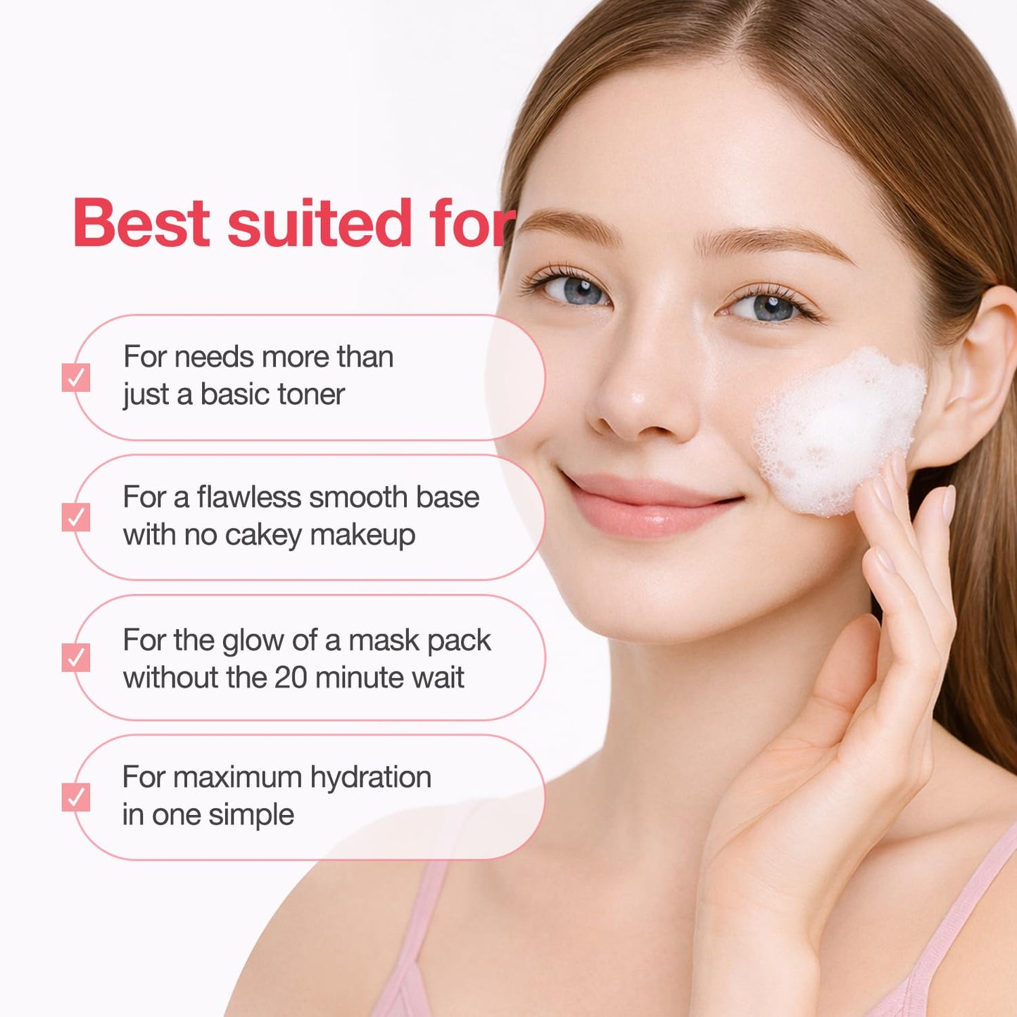 Skiennix Quick & Deep Bubble Serum Essence - Hibiscus Collagen Micro Bubble Mask for Daily Hydration | 3.28 fl oz