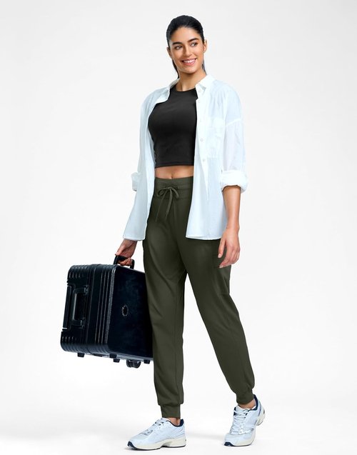 G Gradual Joggers for Women - High Waisted Athletic Pants with 4 Pockets | Soft Sweatpants for Workout & Travel