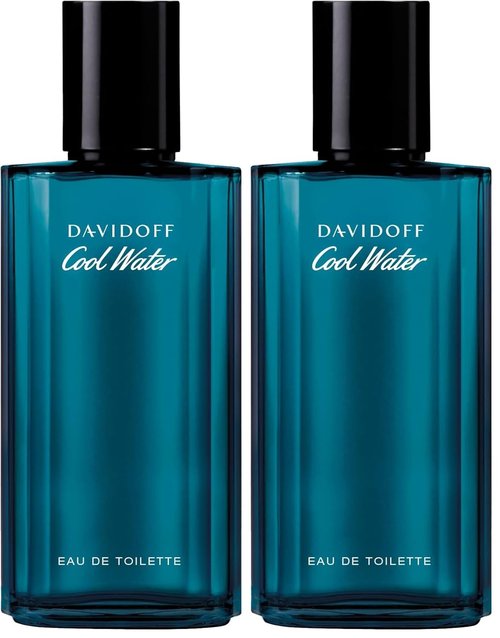 Davidoff Cool Water Eau de Toilette - Aromatic Men's Cologne with Coriander, Mint & Lavender - Long Lasting Fragrance