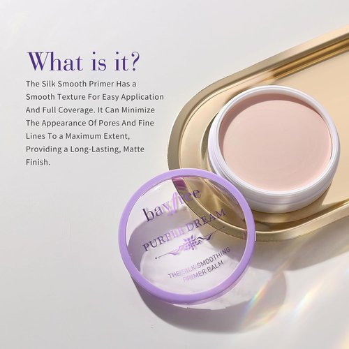 Bayfree Silk Smoothing Primer Balm - Poreless Formula for Smooth, Flawless Skin | 0.35 oz