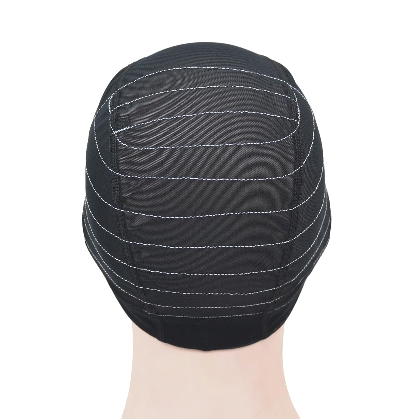Mesh Dome Caps Wig Cap with Guideline Map for Wig Making Stretchable Wig Caps for Beginners Making Wigs (13x4 M)