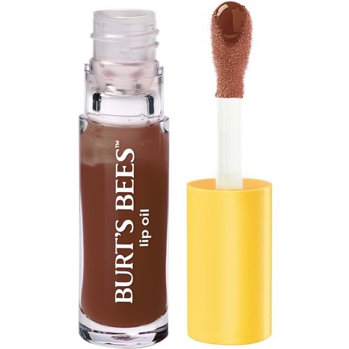 Burt's Bees Lip Oil - Golden Hour Hydration | Nourishing, Non-Sticky Formula with Jojoba Oil - 0.15 oz