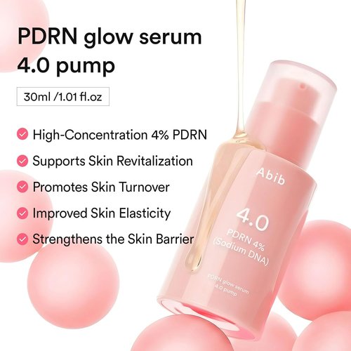 Abib PDRN Glow Serum - 4% Salmon DNA for Skin Revitalization & Elasticity | 1.01 fl oz