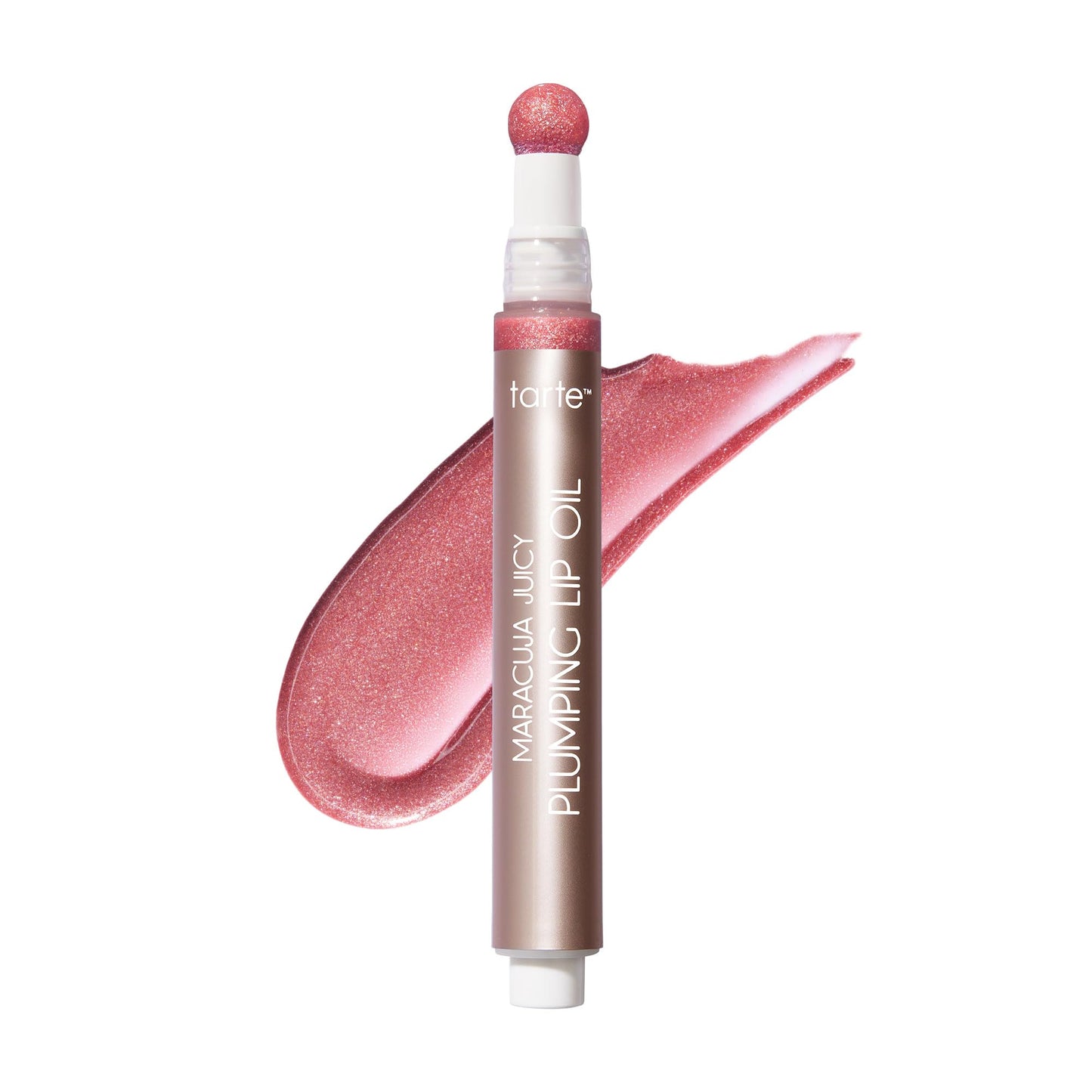 tarte maracuja juicy plumping lip oil - Hydrating & Volumizing Lip Plumper Gloss Balm with Nourishing Hyaluronic Acid & Vitamin E, Plumps & Moisturizes, Vegan & Cruelty Free
