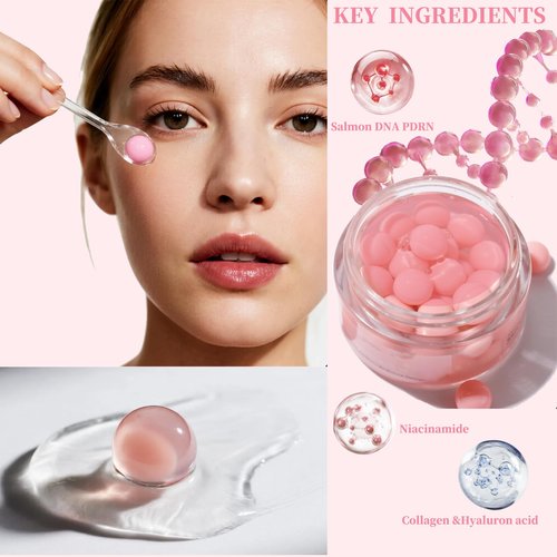 Reepic Cosmer PDRN Collagen Renewal Anti-Aging Face Moisturizer Cream with Capsule Gel, Korean Skincare for Deep Hydration and Skin Repair, 50g, 1.7 fl oz