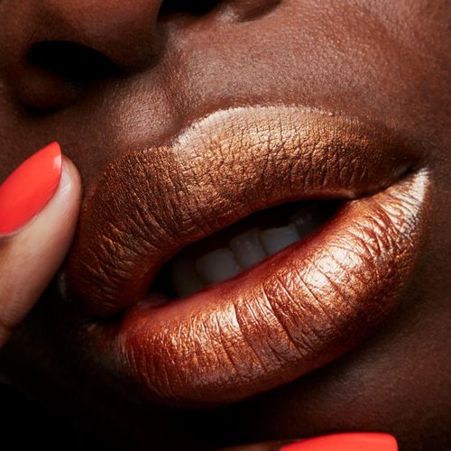 Mac Frost Lipstick - Bronze Shimmer Finish for Luscious Lips | Long-Lasting Color