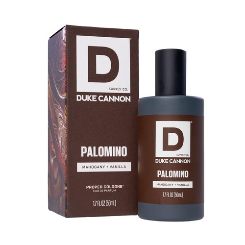 Duke Cannon Proper Cologne Palomino | Men's Eau de Parfum | Mahogany and Vanilla | Subtle, Long-Lasting Natural Scent | 1.7 fl oz
