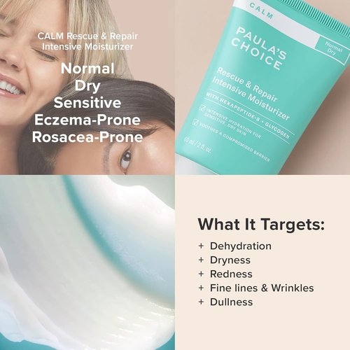 Paula's Choice CALM Rescue Moisturizer - Soothes Redness for Sensitive Skin | Fragrance-Free & Paraben-Free
