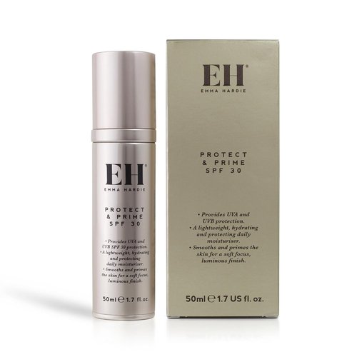 Emma Hardie Protect & Prime SPF 30 - Moisturizer & Sunscreen with Vitamin E for Daily Use