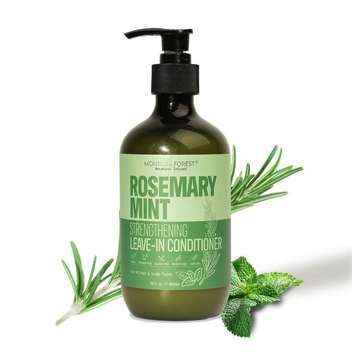 Regine Switzerland Rosemary Mint Leave-In Conditioner - 16 fl oz | Nourishing & Strengthening for All Hair Types | Sulfate-Free & Paraben-Free