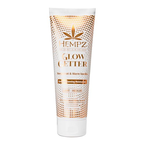 Hempz Glow Getter Self-Tanning Lotion - Gradual Light to Medium Tan | 7.5 oz