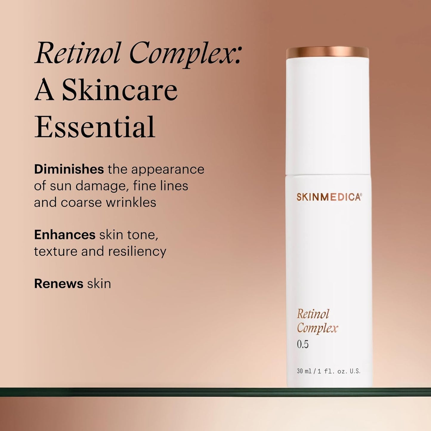 SkinMedica Retinol 0.5 Complex - Age-Defying Serum for Renewed Skin & Reduced Fine Lines - 1 Fl Oz