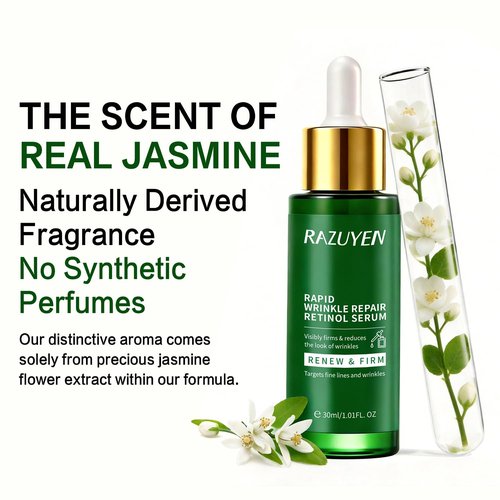 Regine Switzerland Retinol Serum - Anti-Aging Face Serum with Peptides for Fine Lines & Hydration | 30ml