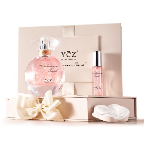 Ycz Quicksand Perfume Luxury Women's Perfume Gift Set, 2.19oz (65ml) Eau De Parfum – Long-Lasting Oriental Fragrance with Grapefruit, Citrus & Blackcurrant, Elegant Bottle Design, is Women Unique Gift
