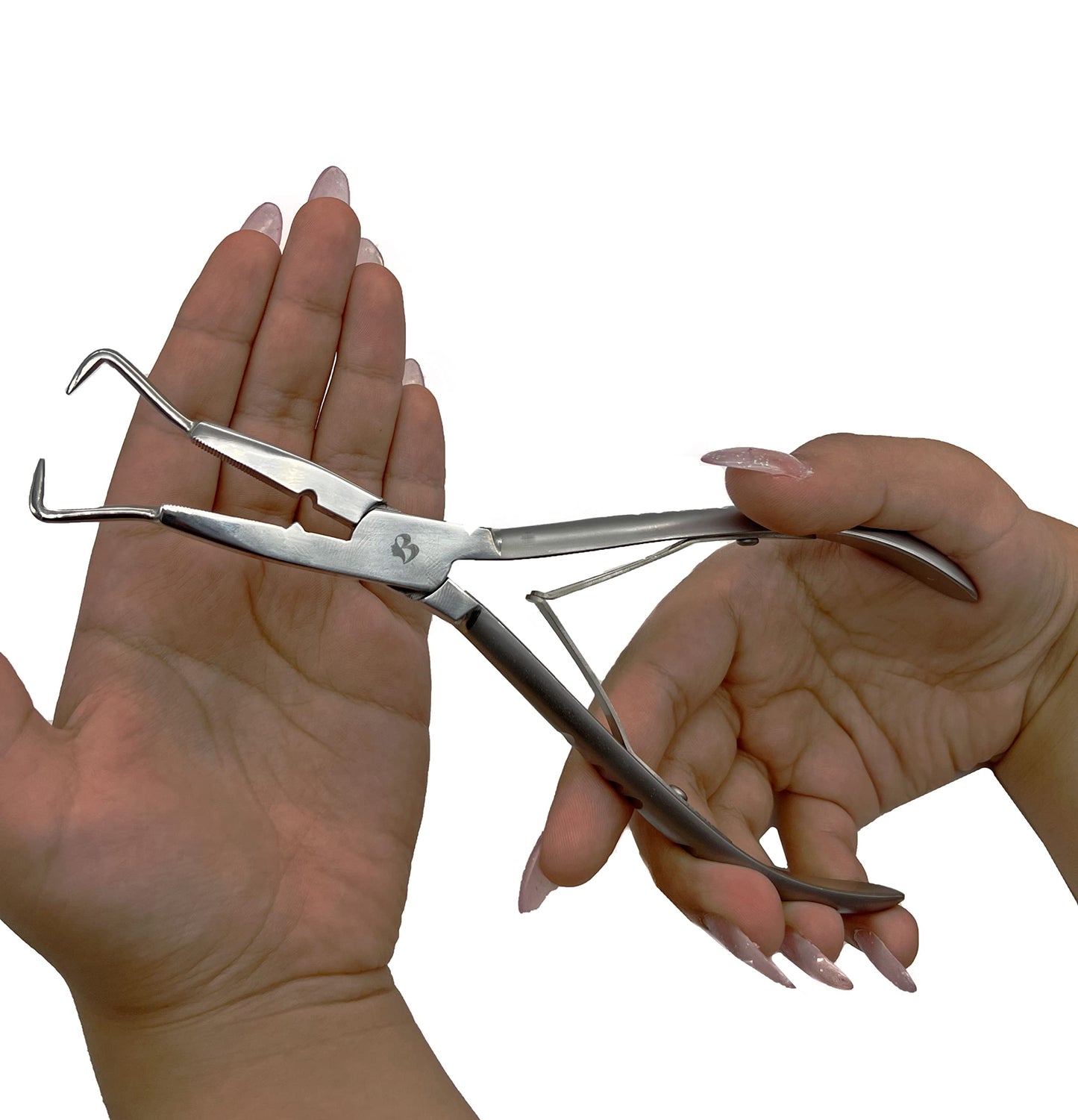 MIRACLE 7-Inch Microlink Hair Extension Pliers – Compact Tool for Beads Releasing, Tightening & Installing (Extra Large)