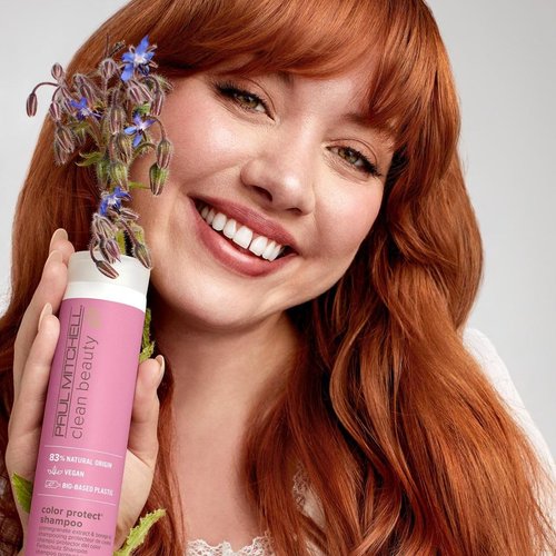 Paul Mitchell Clean Beauty Color Protect Shampoo - Gently Cleanses & Protects Color-Treated Hair