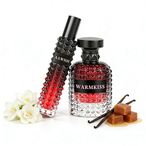 Bicinirt Miss Adventure Vanilla Perfume for Women — Warm Vanilla Sugar, Long-Lasting Sweet Gourmand Vanilla Perfume, Vanilla Musk & Amber, Vanilla Fragrance Set, 2-Piece (1.7 fl oz + 1.0 fl oz)